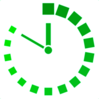 clocks-green-400